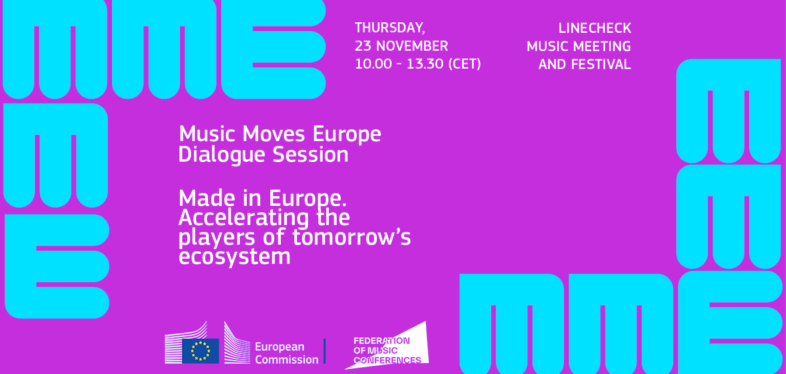 Music Moves Europe: Dialogue On Music #2 | Join Us On Nov. 23