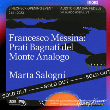 Opening Event at Auditorium San Fedele is SOLD OUT!