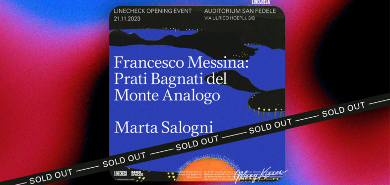 Opening Event at Auditorium San Fedele is SOLD OUT!